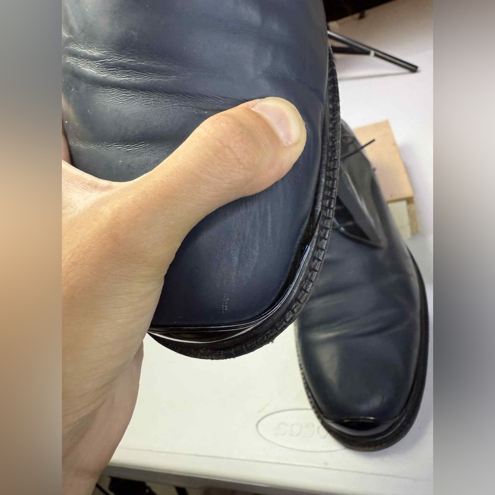 Louis Vuitton Runway Brown Leather Metal Palace Derby Shoes Sz 9 - Picture 12 of 16